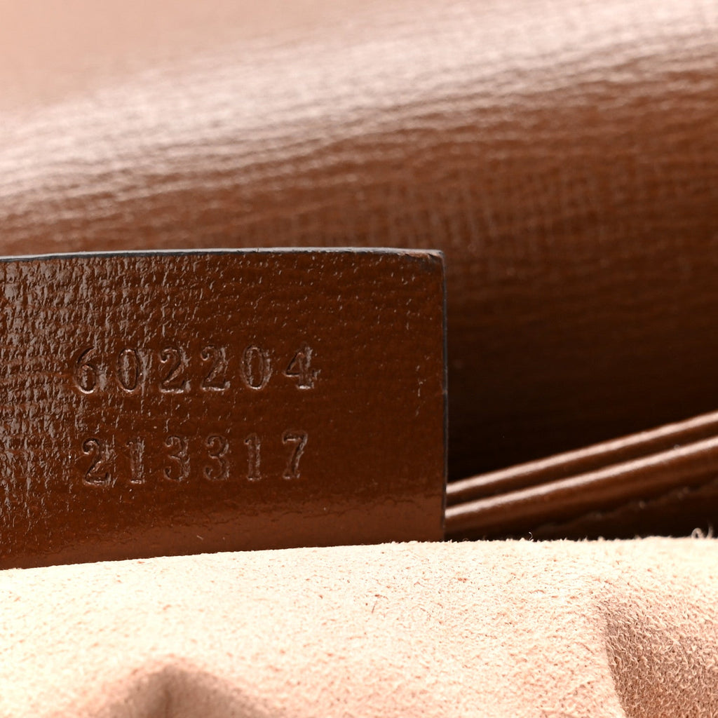 Gucci Azalea Calfskin Horsebit 1955 Shoulder Bag Brown Sugar