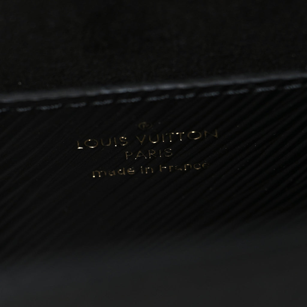 Louis Vuitton Epi Flowers Twist Shoulder Bag MM  Black