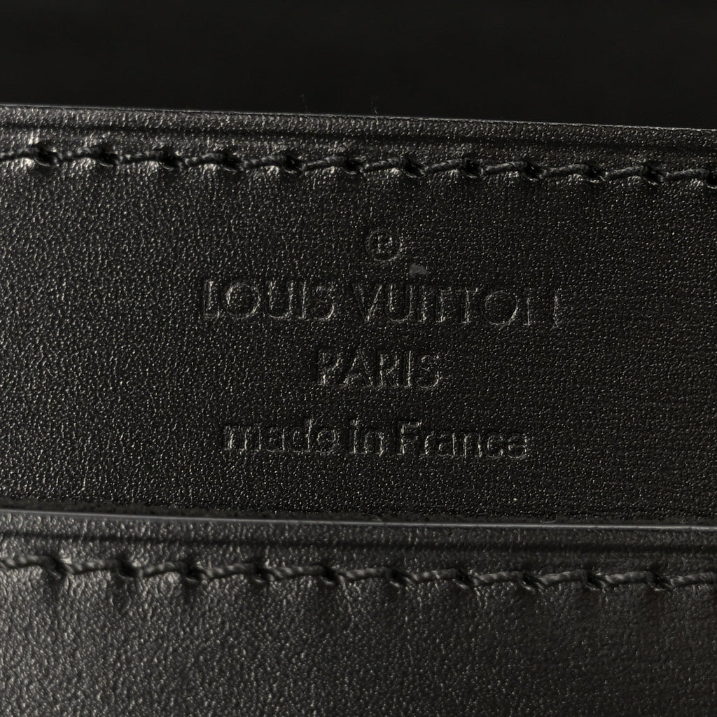 Louis Vuitton Calfskin Chain Louise GM Black