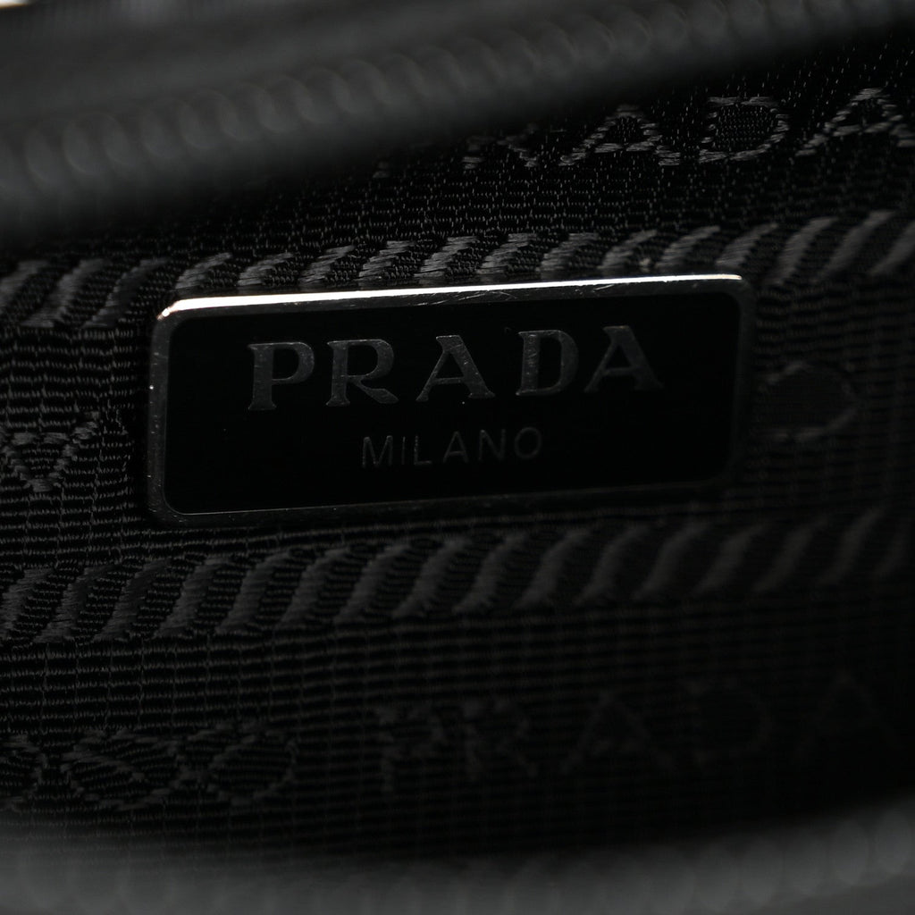 Prada Tessuto Nylon Mini Re-Edition 2000 Bag Black