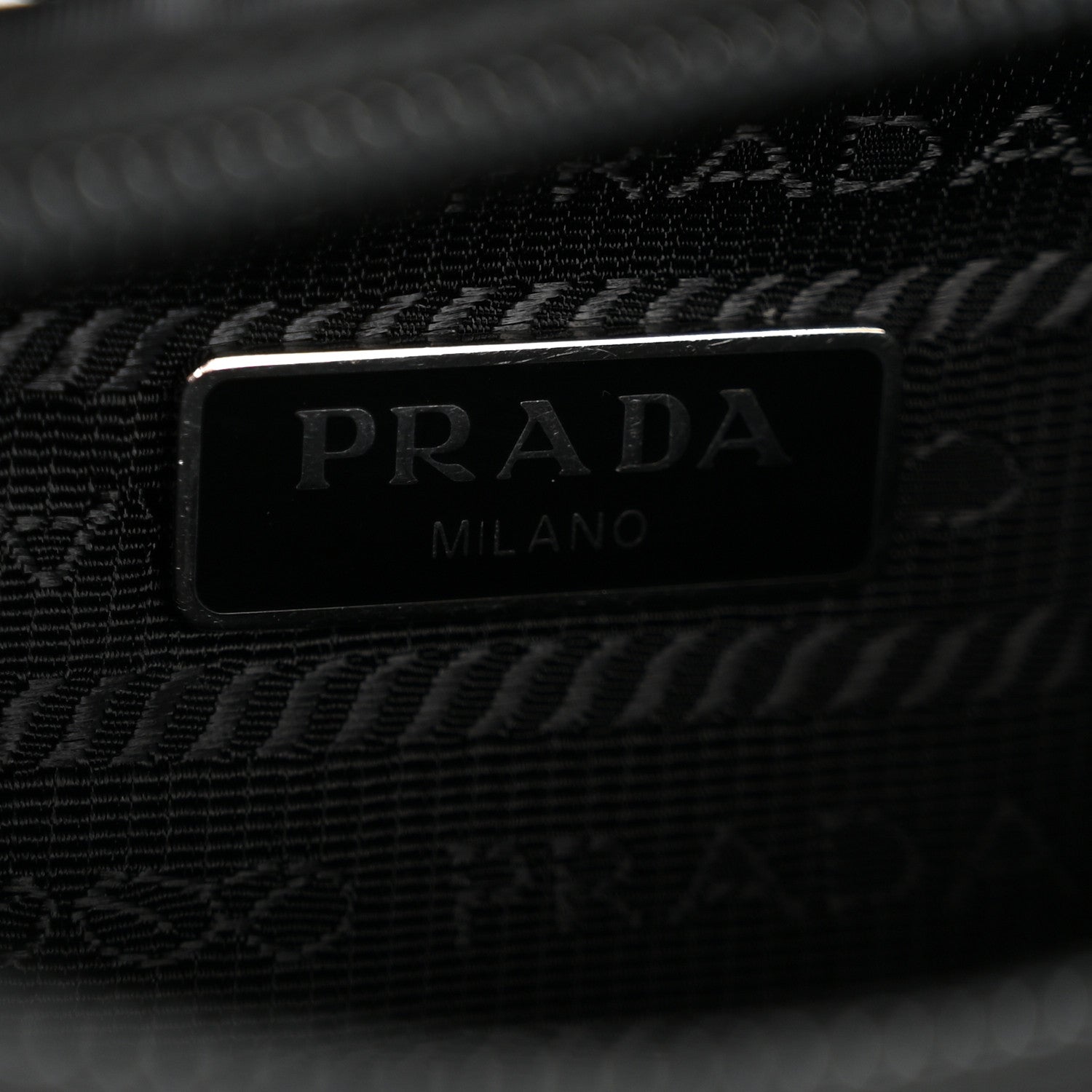 Prada Tessuto Nylon Mini Re-Edition 2000 Bag Black