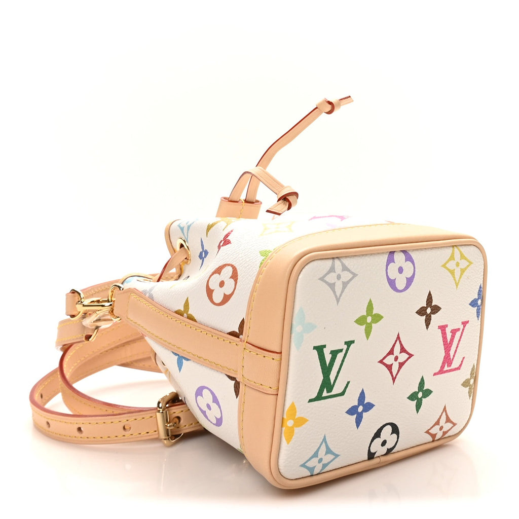Louis Vuitton LV X TM Monogram Multicolor Nano Noe NV White