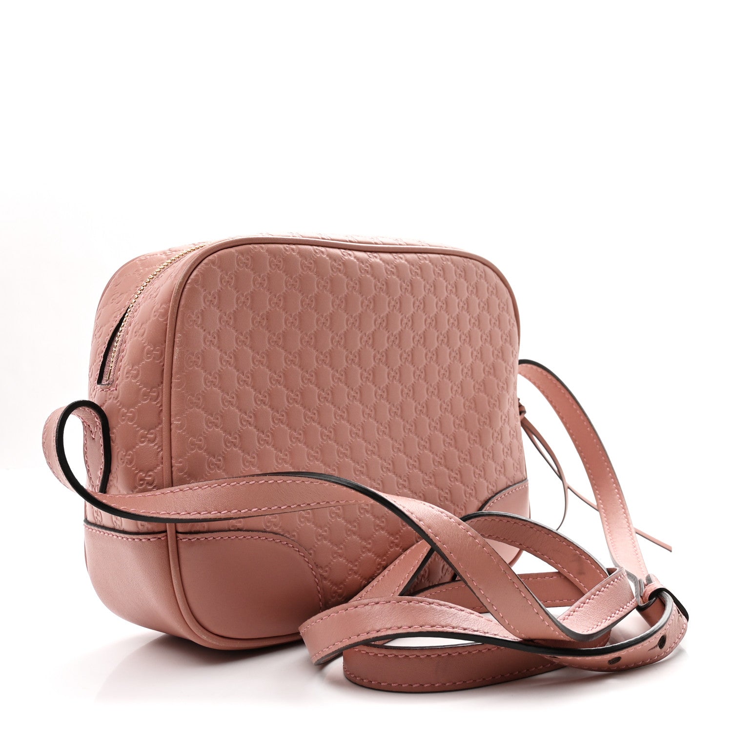 Gucci Soft Microguccissima Mini Bree Messenger Bag Soft Pink