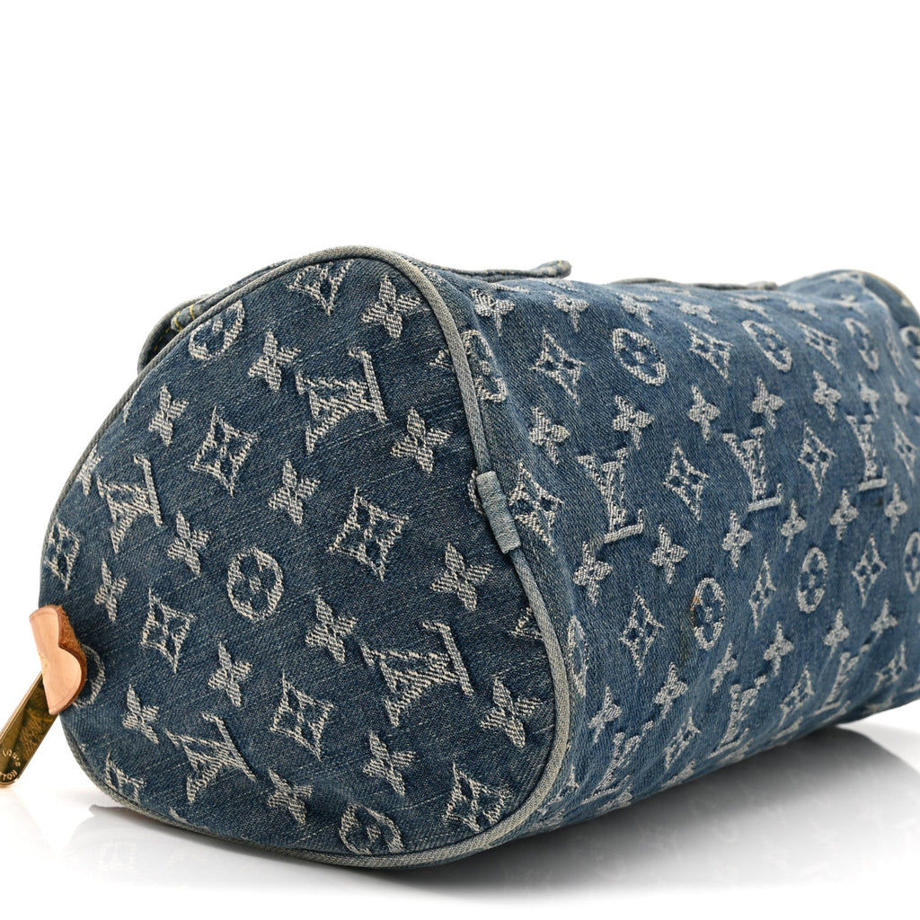 Louis Vuitton Monogram Denim Neo Speedy Blue