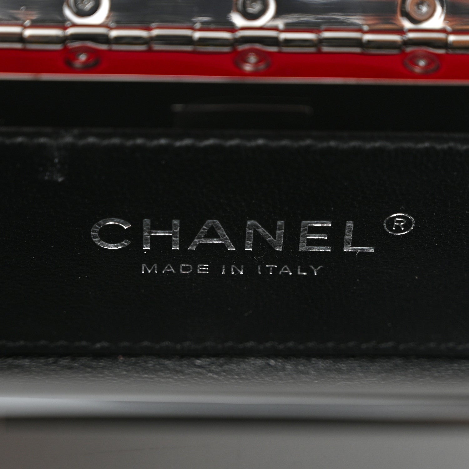 Chanel Plexiglass Plexi Coco Bag Pink Black