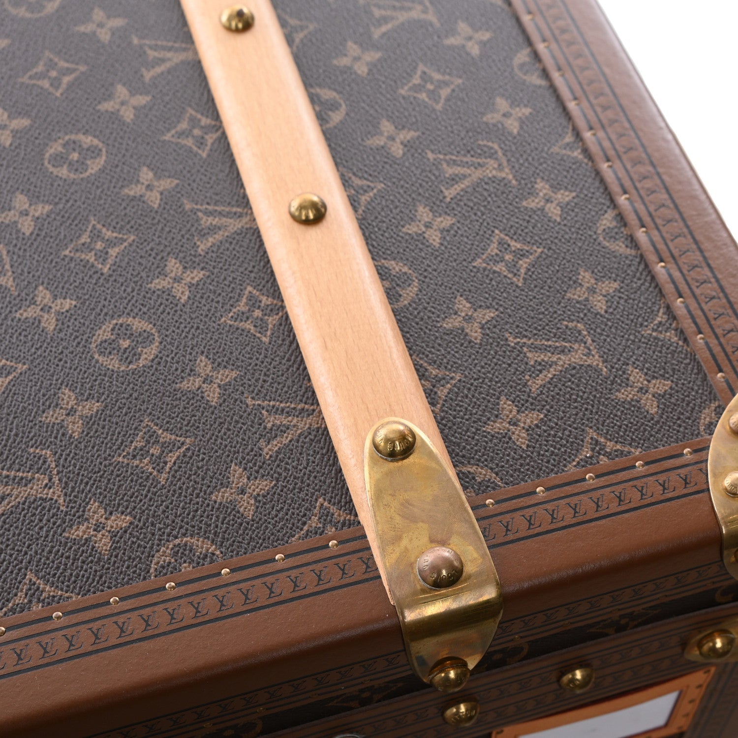 Louis Vuitton Monogram Malle Courrier Lozine Trunk 110