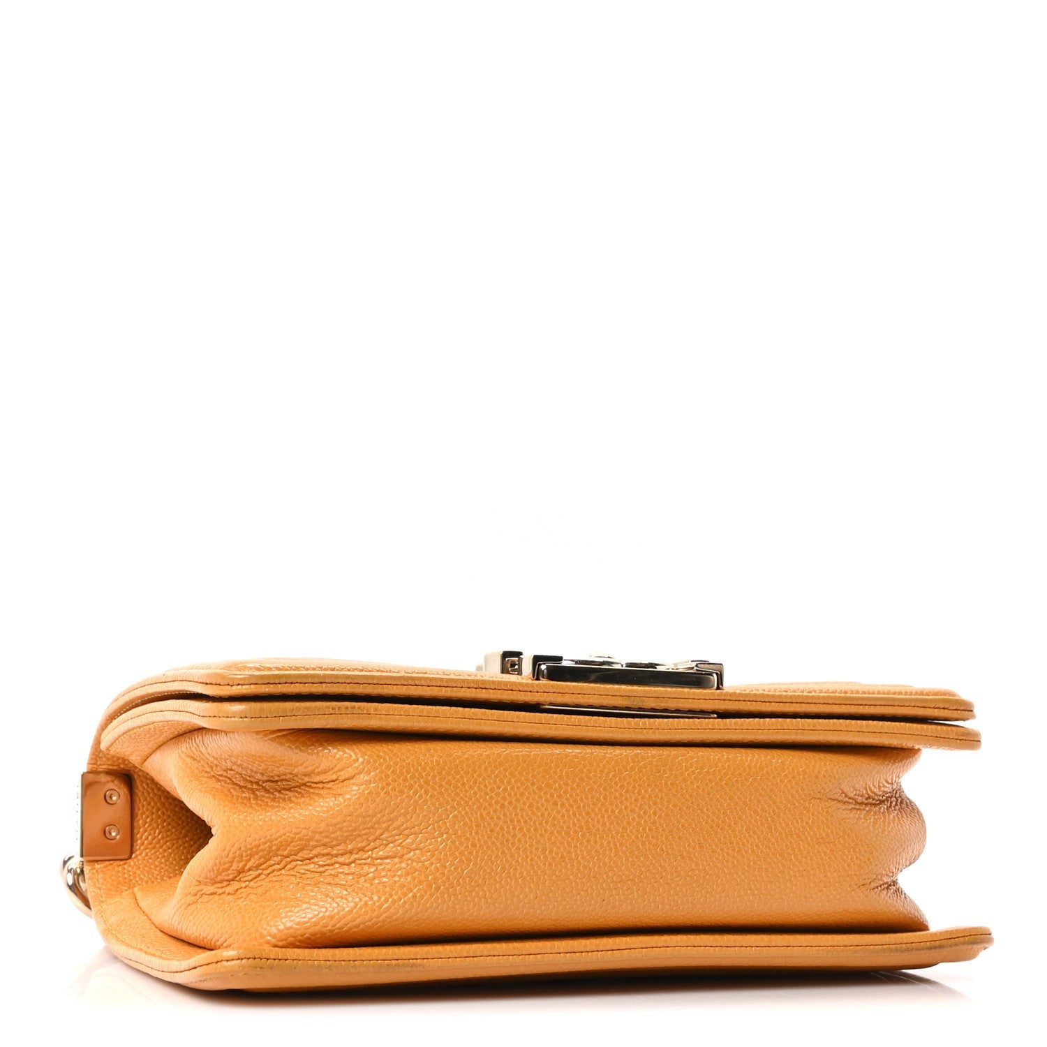Chanel Caviar Quilted Small Boy Flap Yellow