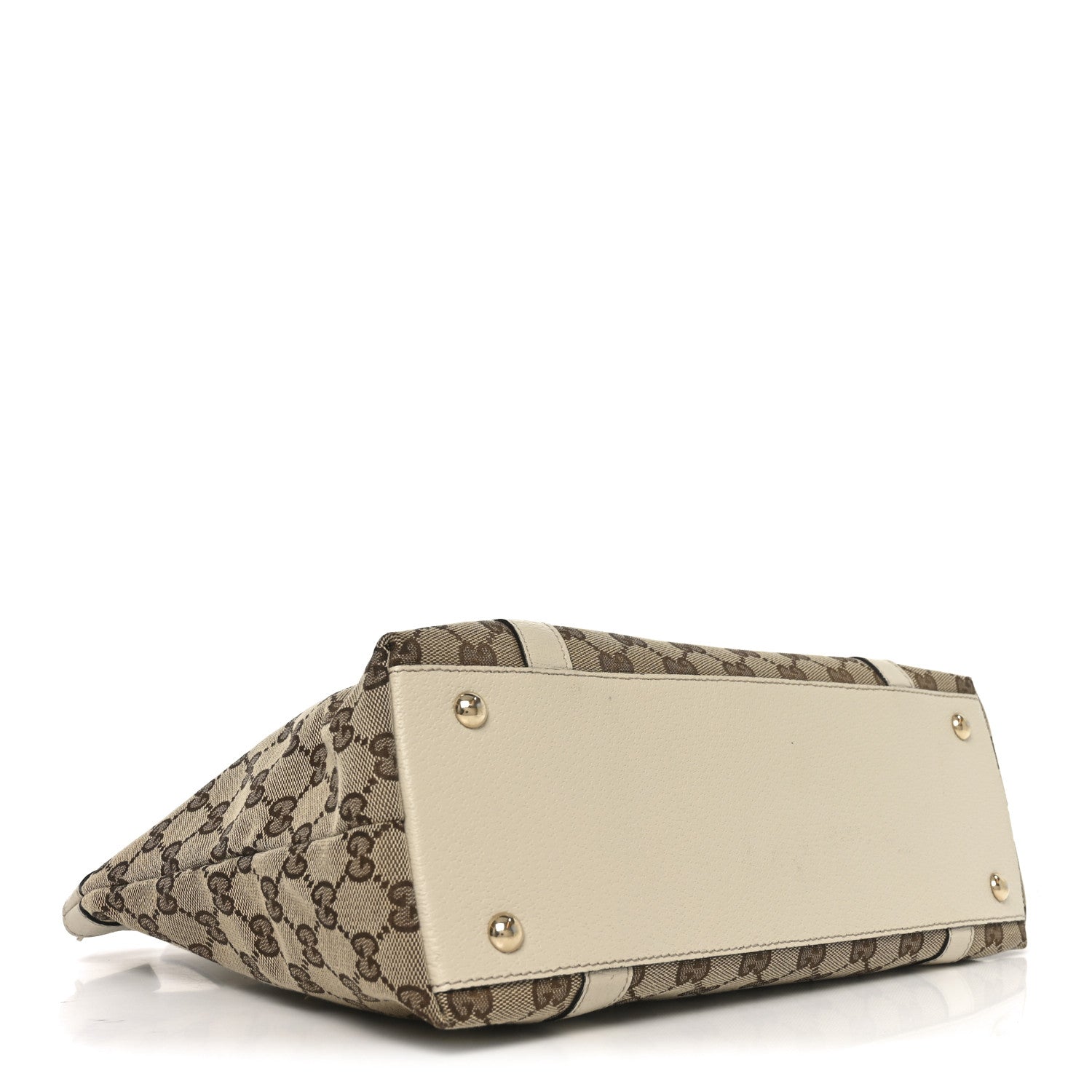 Gucci Monogram Medium Abbey Tote Off White