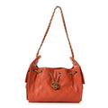 Chanel Caviar Quilted Mini Chanel 25 Handbag Dark Orange