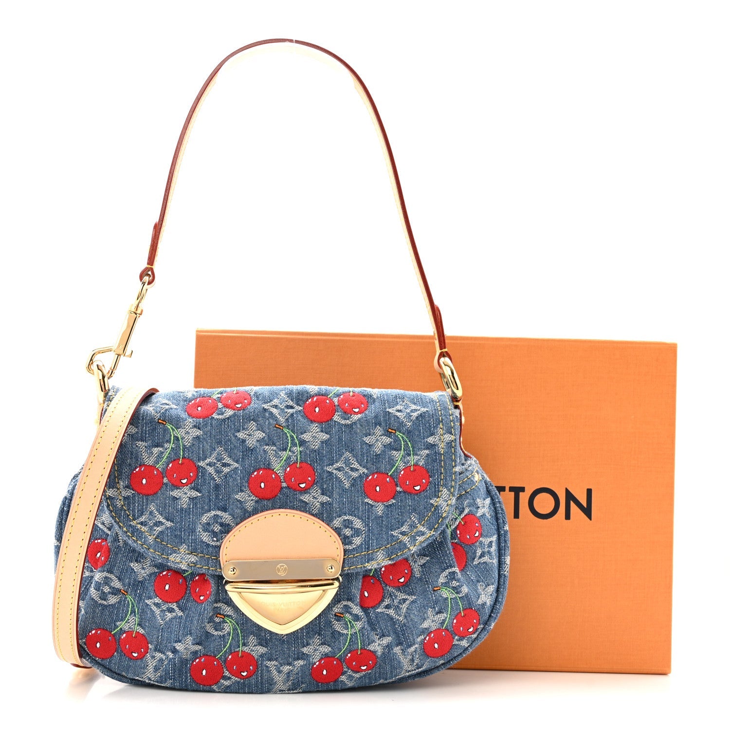 Louis Vuitton LV X TM Monogram Denim Cerises Sunset