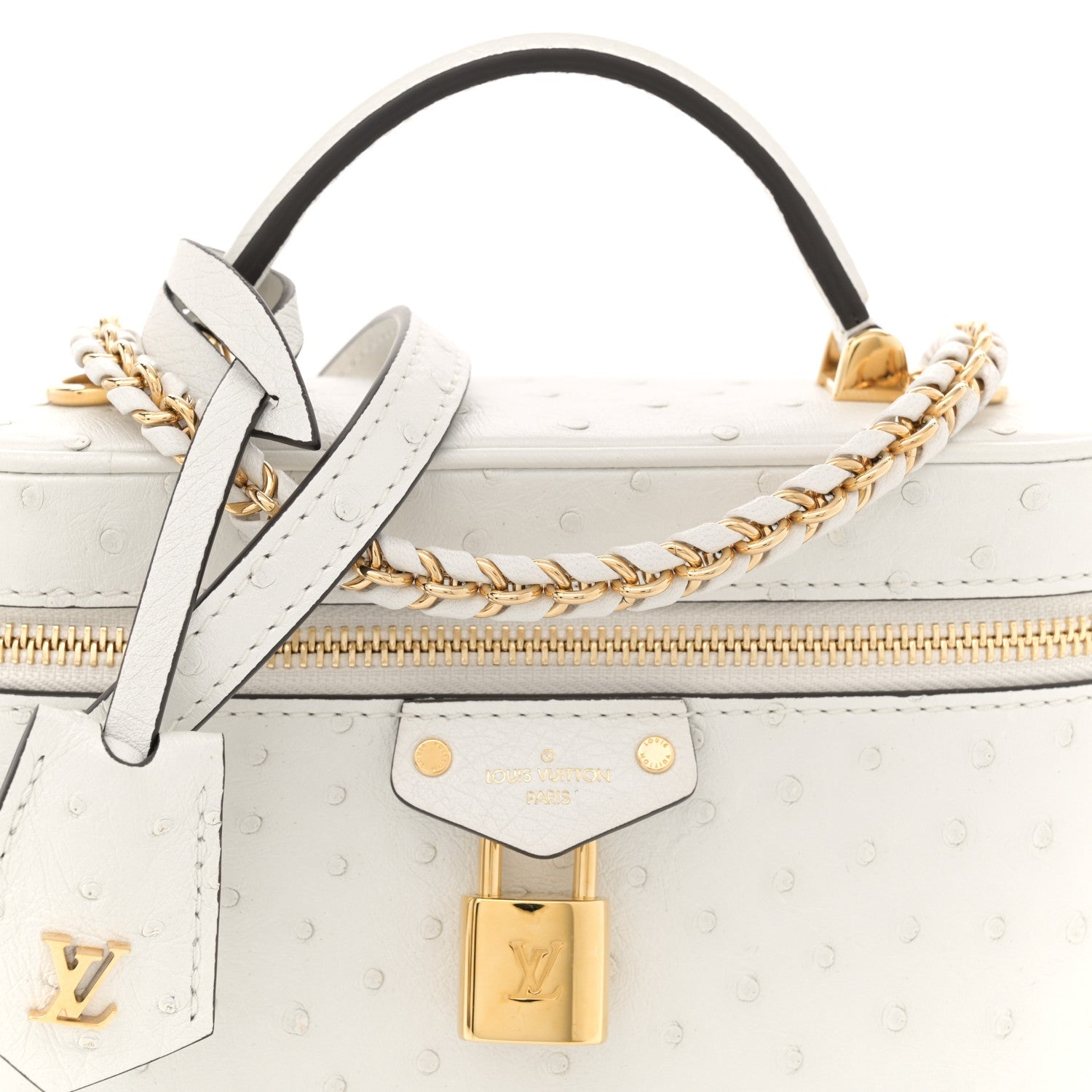 Louis Vuitton Ostrich Vanity Chain Pouch