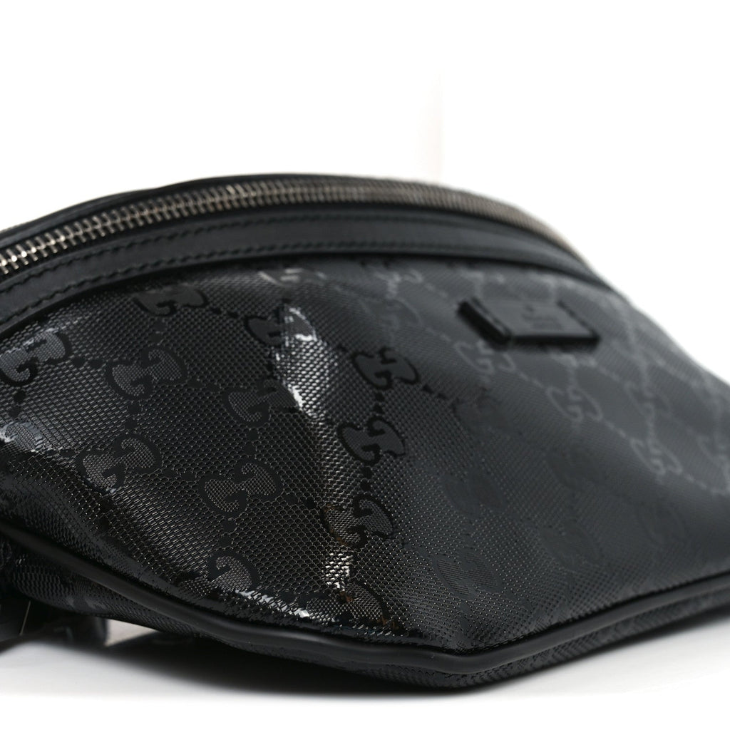 Gucci Imprime Monogram Belt Bag Black