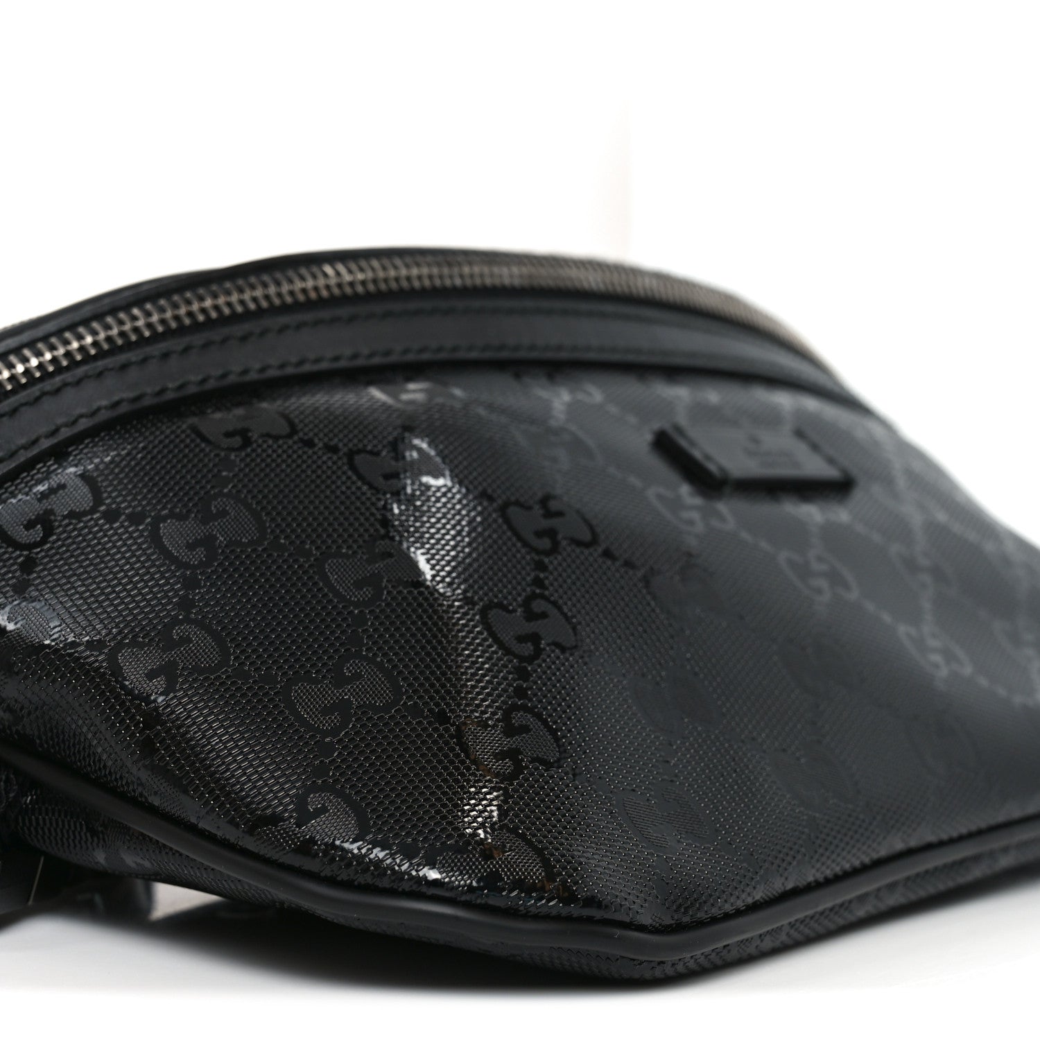 Gucci Imprime Monogram Belt Bag Black