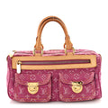 Louis Vuitton Monogram Denim Neo Speedy Fuchsia