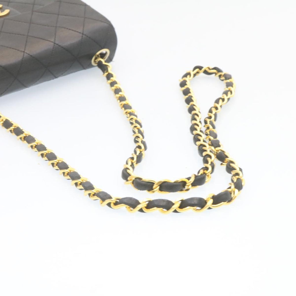 Chanel Black Leather Timeless shoulder bag