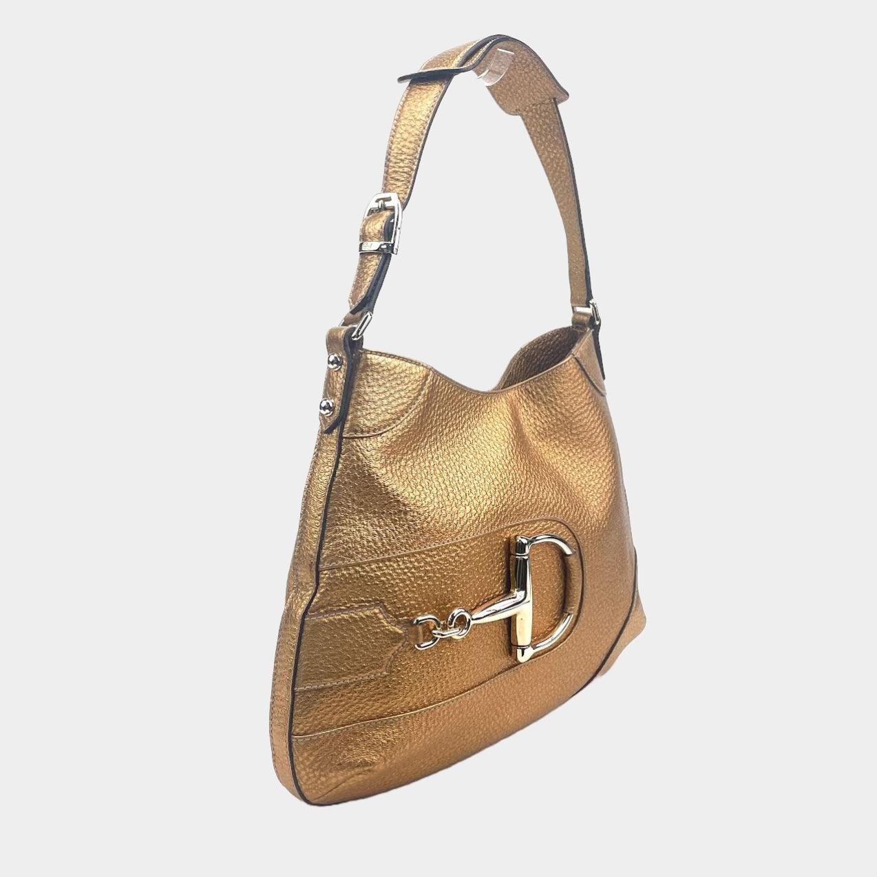 GUCCI Hasler Hobo Leather Bag - OUTLET ITEM FINAL SALE