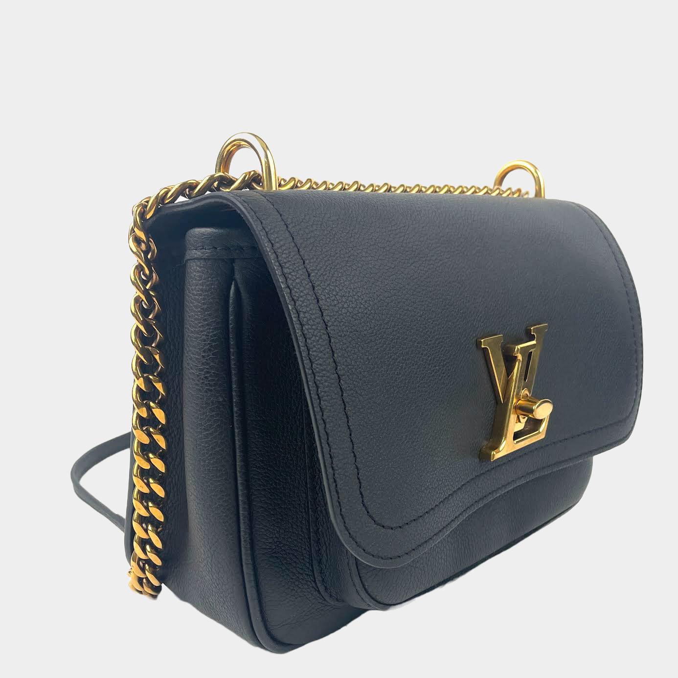 LOUIS VUITTON Lockme Chain Bag PM Noir