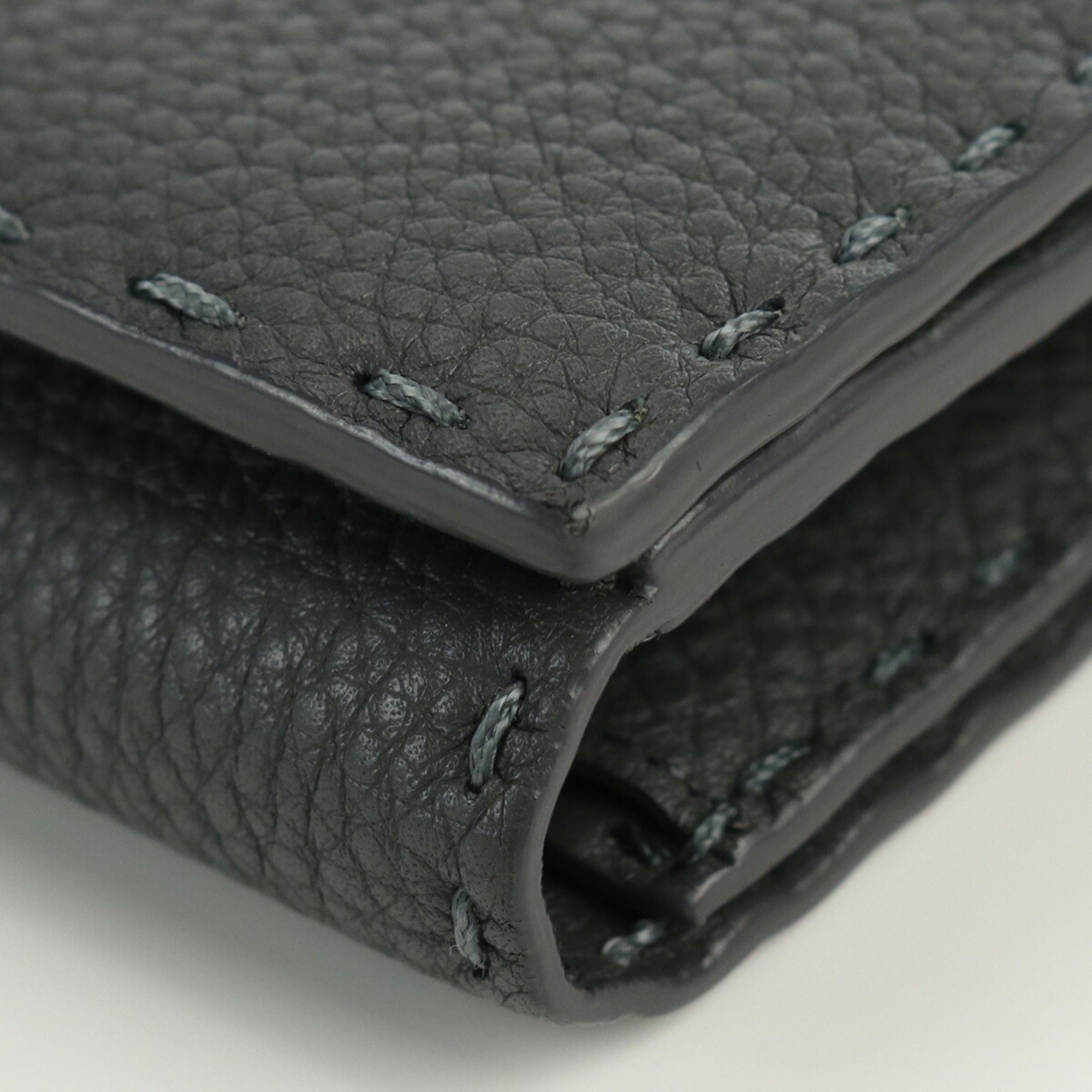 FENDI Selleria Peekaboo 8M0308 SFR Long Wallet Fold Leather Women's