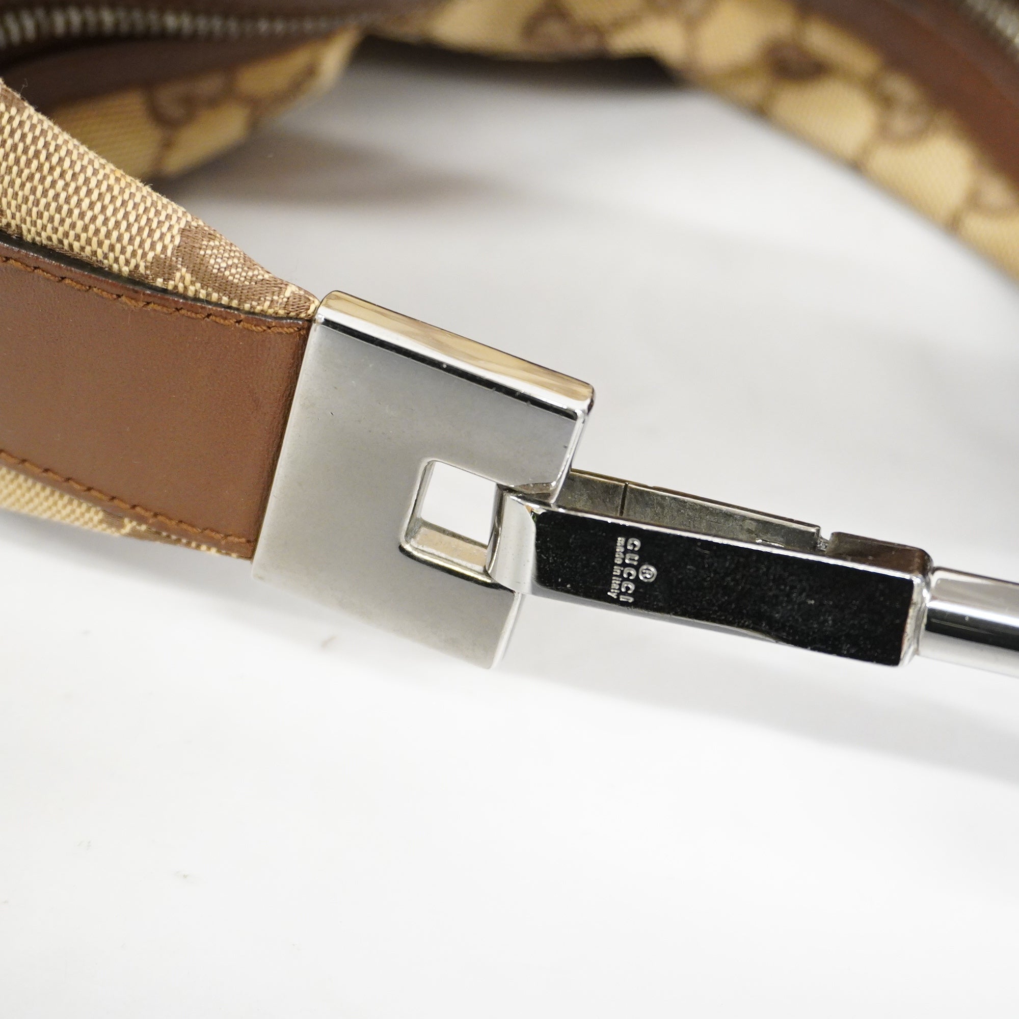 GUCCI  Shoulder Bag 001 3814 GG Canvas,Leather Shoulder Bag Beige,Brown