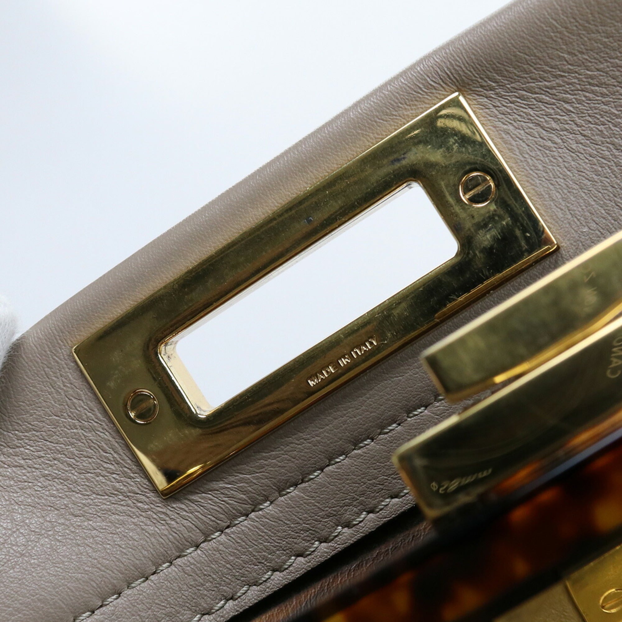 FENDI Peekaboo Medium 8BN290 3ZL Handbag Leather Ladies