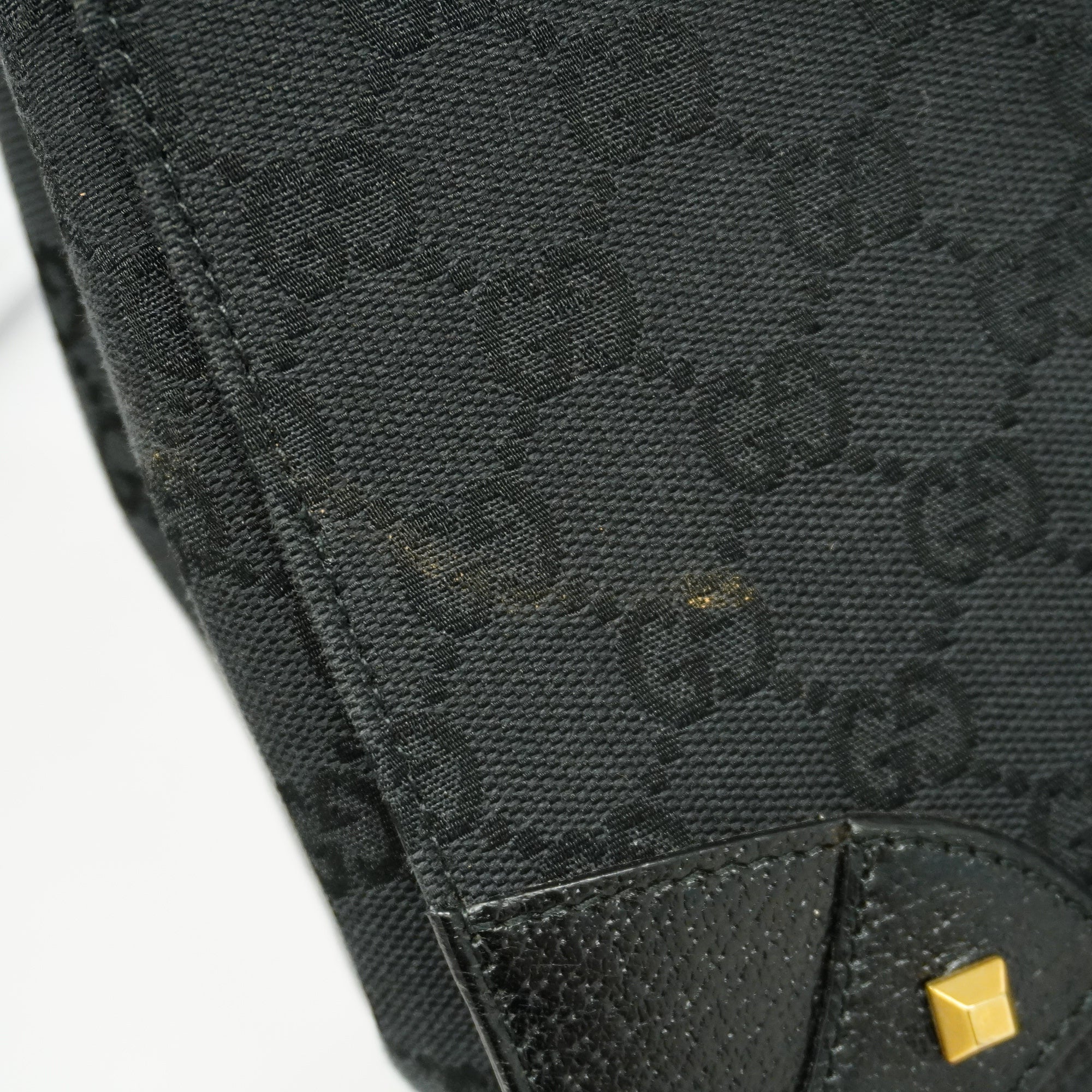 GUCCI  GG Canvas Handbag 120895 Women's Black