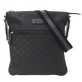 GUCCI bag men's shoulder nylon black 449184