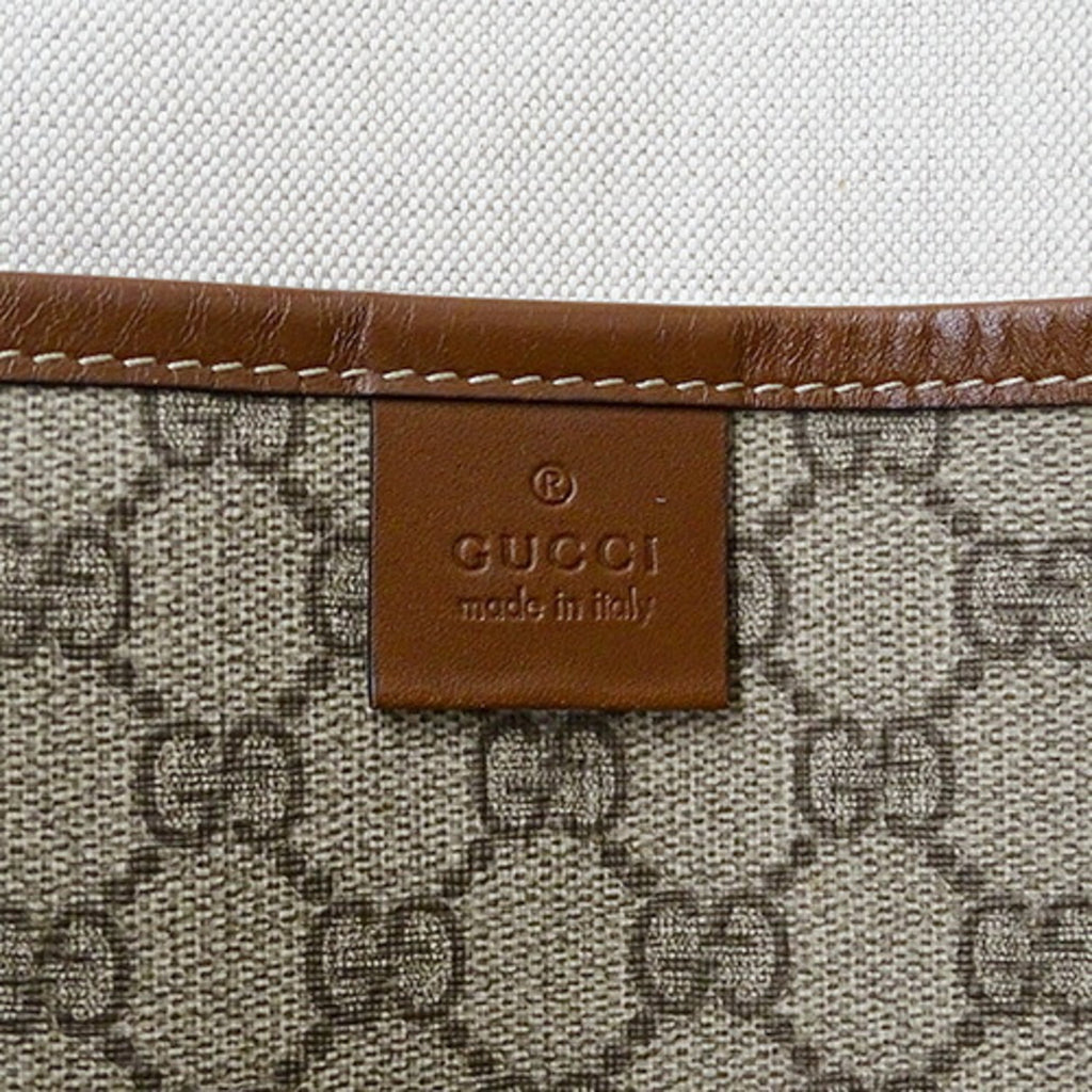 GUCCI bag ladies tote shoulder GG plus brown beige 211134