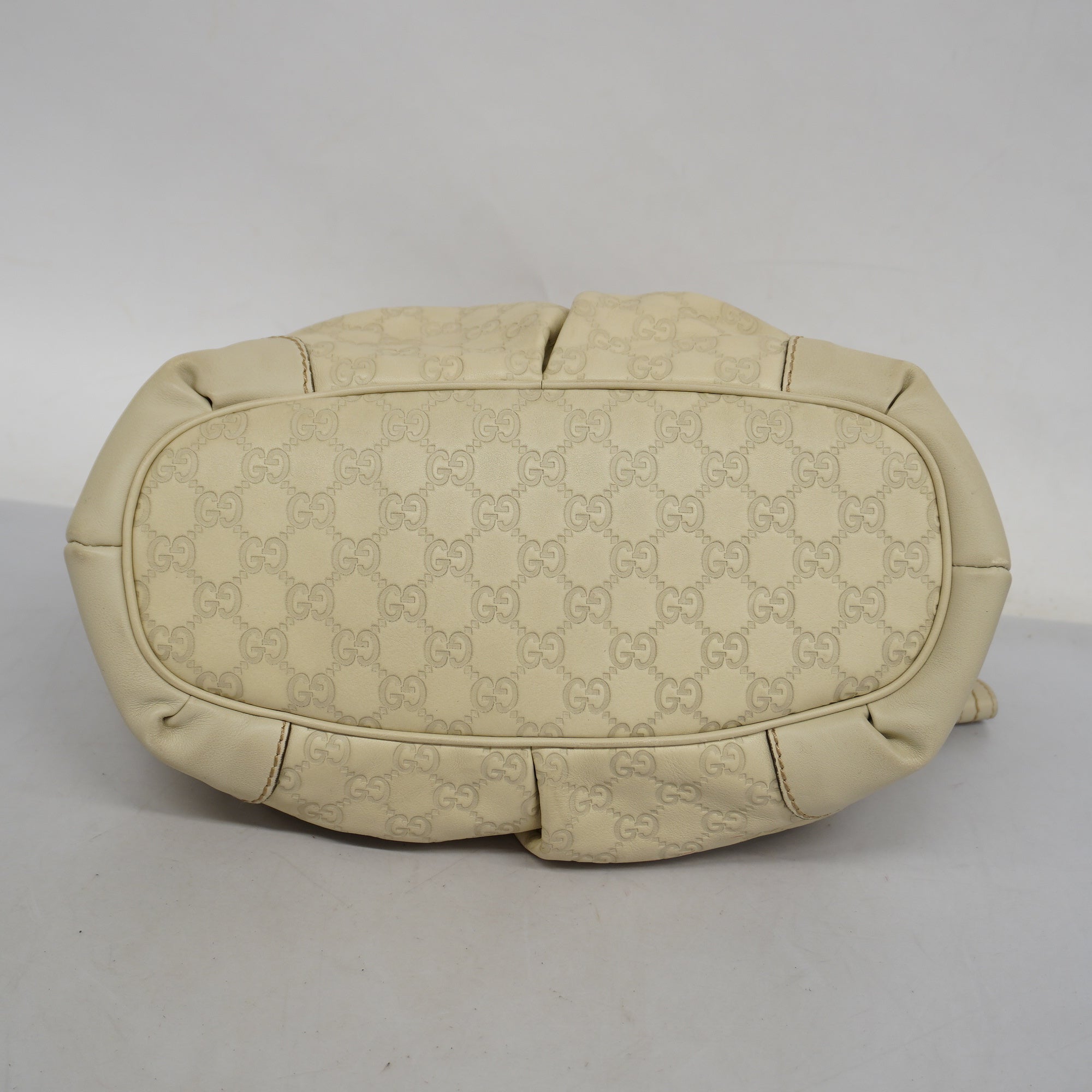 GUCCI ssima Handbag sima 247902 Women's Leather Handbag Ivory