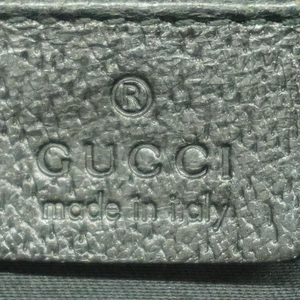 GUCCI  GG Canvas120836 Women's Leather Handbag,Tote Bag Black