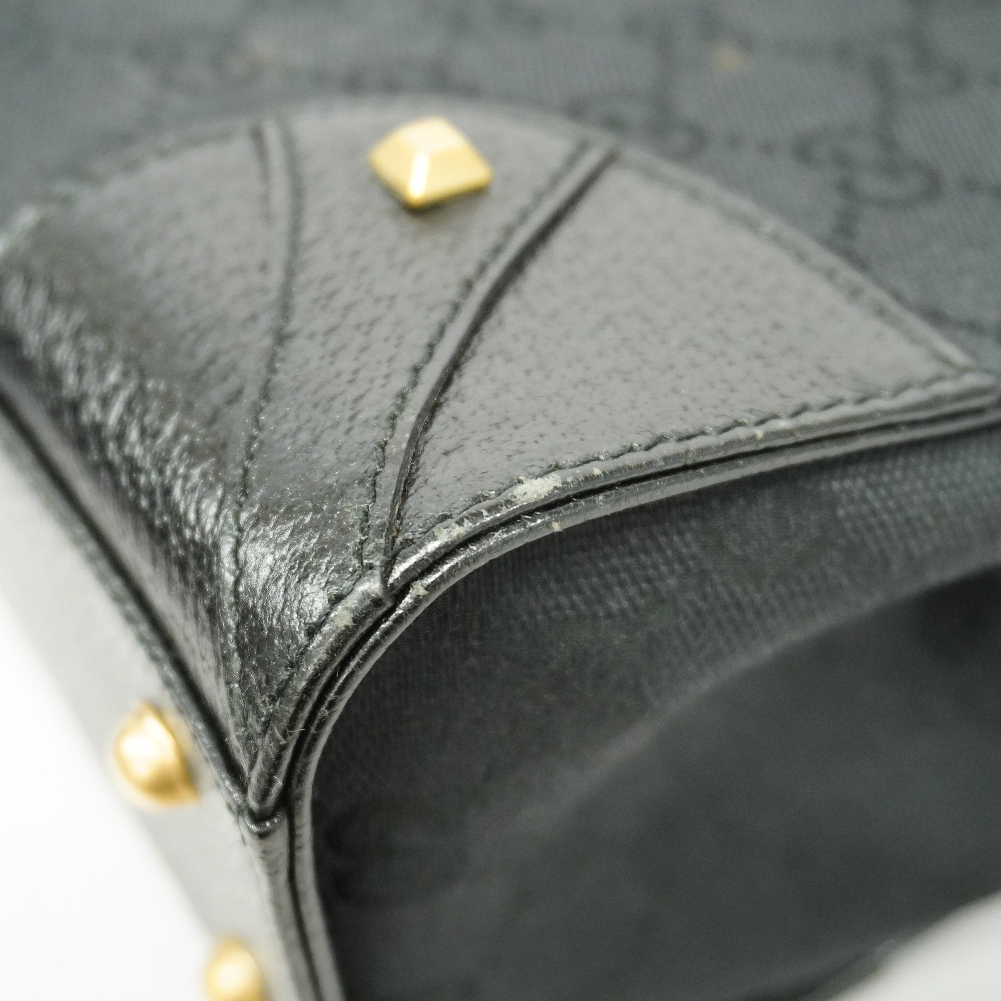 GUCCI  GG Canvas Handbag 120895 Women's Black