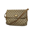 GUCCI  GG Plus 122754 PVC Shoulder Bag Beige,Brown