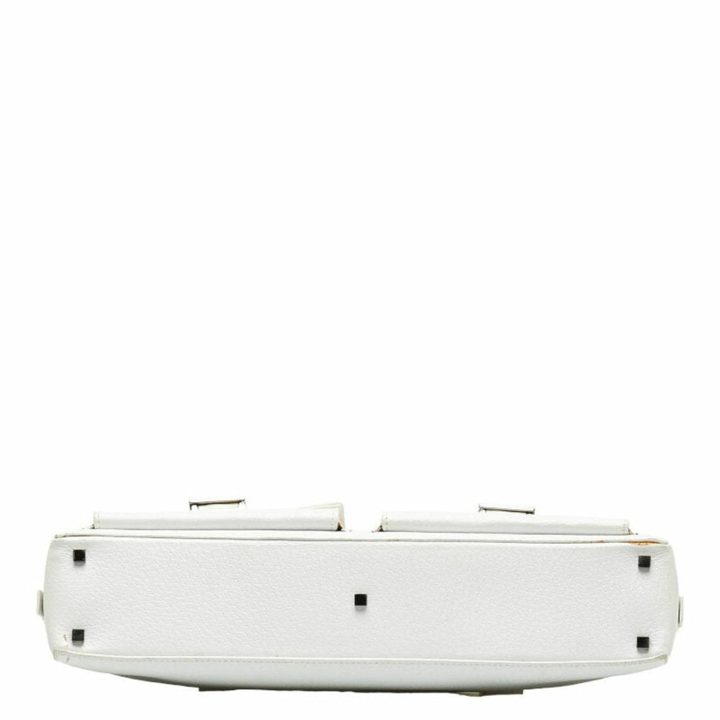 GUCCI handbag shoulder bag 002 1045 white leather ladies