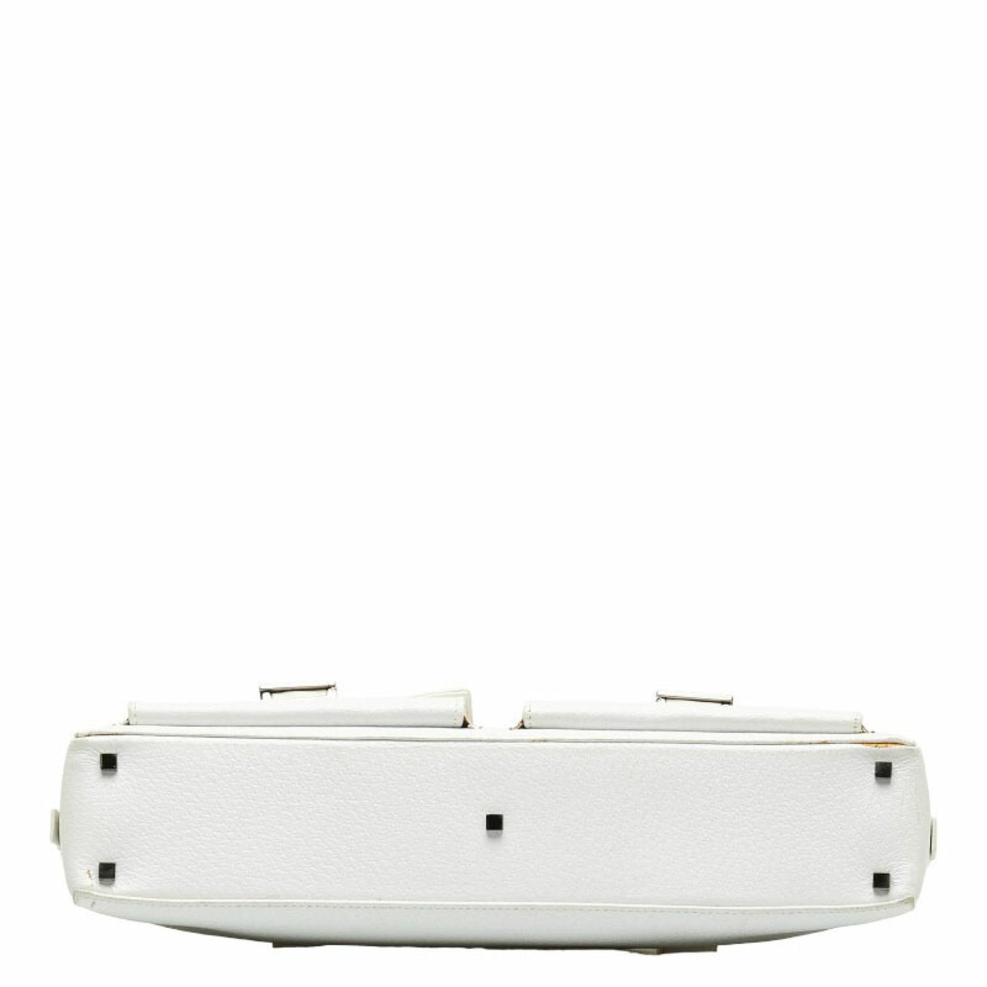 GUCCI handbag shoulder bag 002 1045 white leather ladies