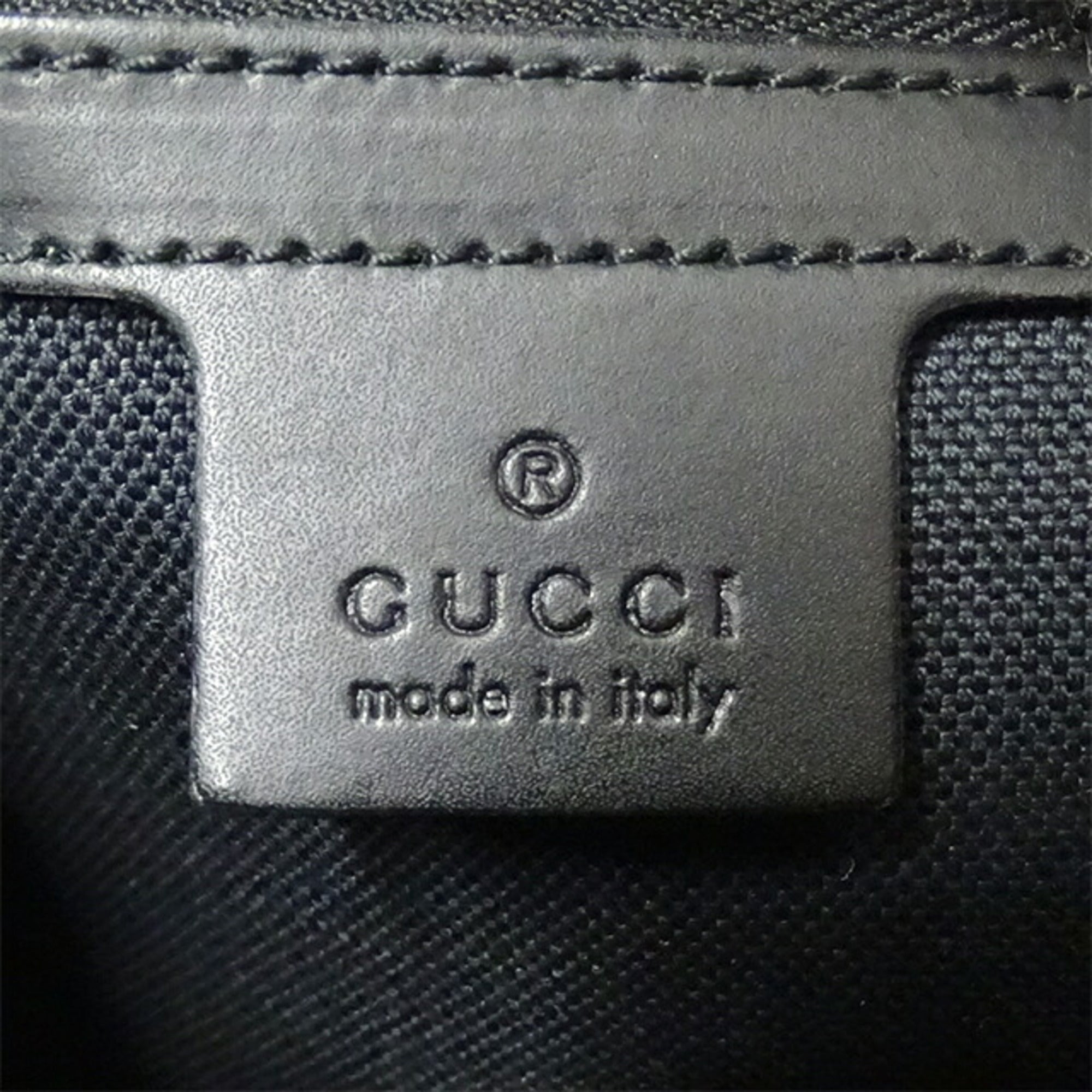 GUCCI Bag Men's GG Supreme Shoulder Black 474137 Tiger