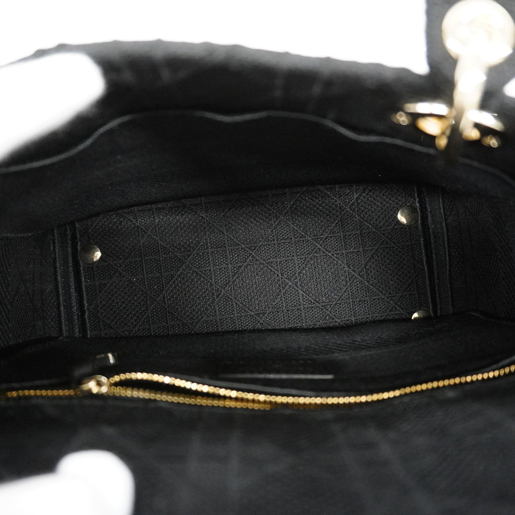 CHRISTIAN DIOR  Cannage/Lady Dior 2way Bag Lady Delight