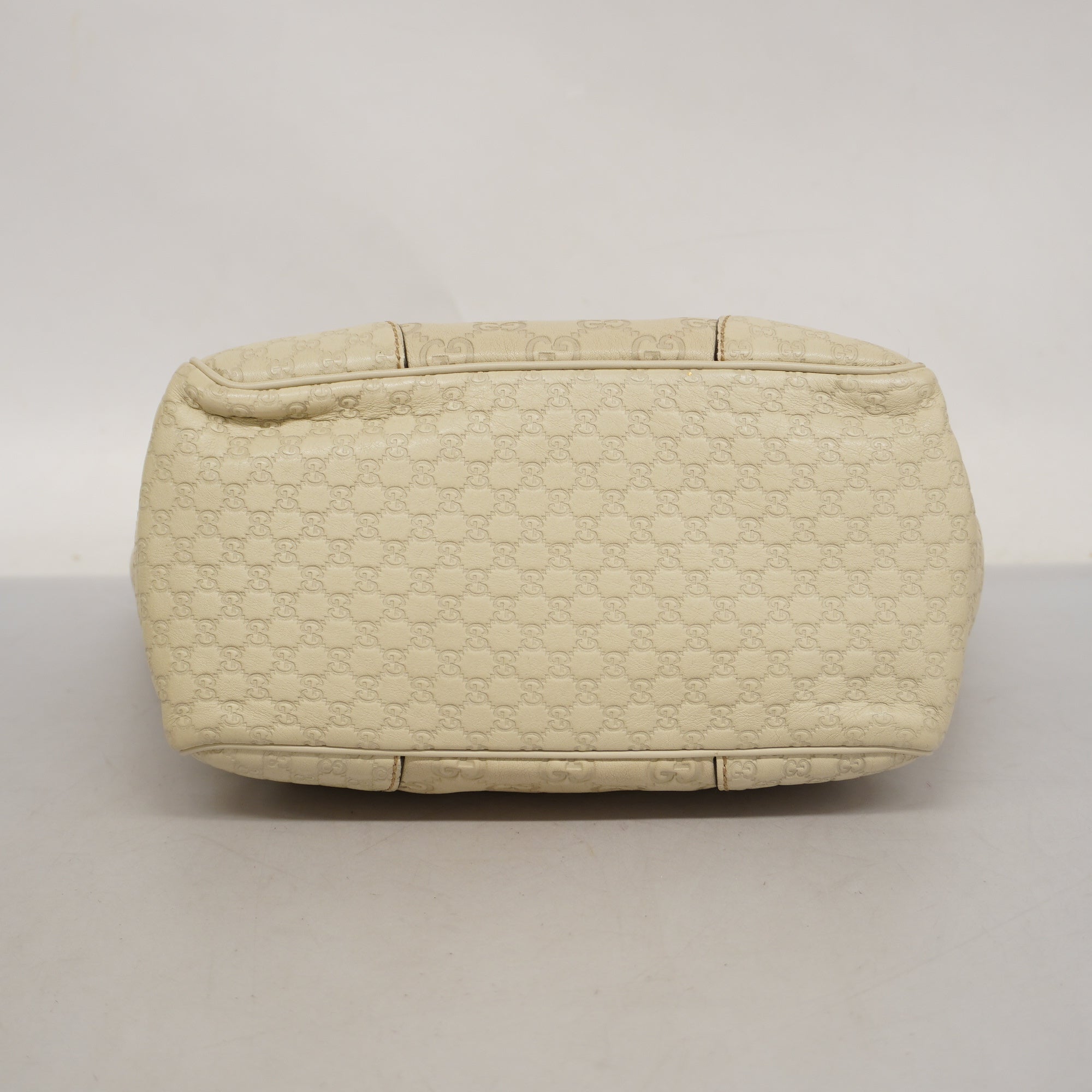 GUCCI ssima Tote Bag  Shima 353119 Women's Leather Tote Bag Ivory