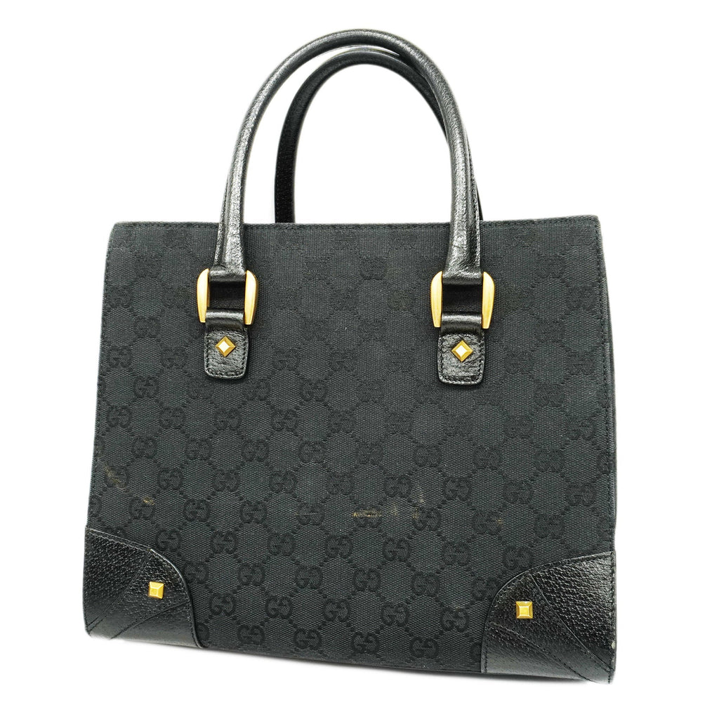 GUCCI  GG Canvas Handbag 120895 Women's Black