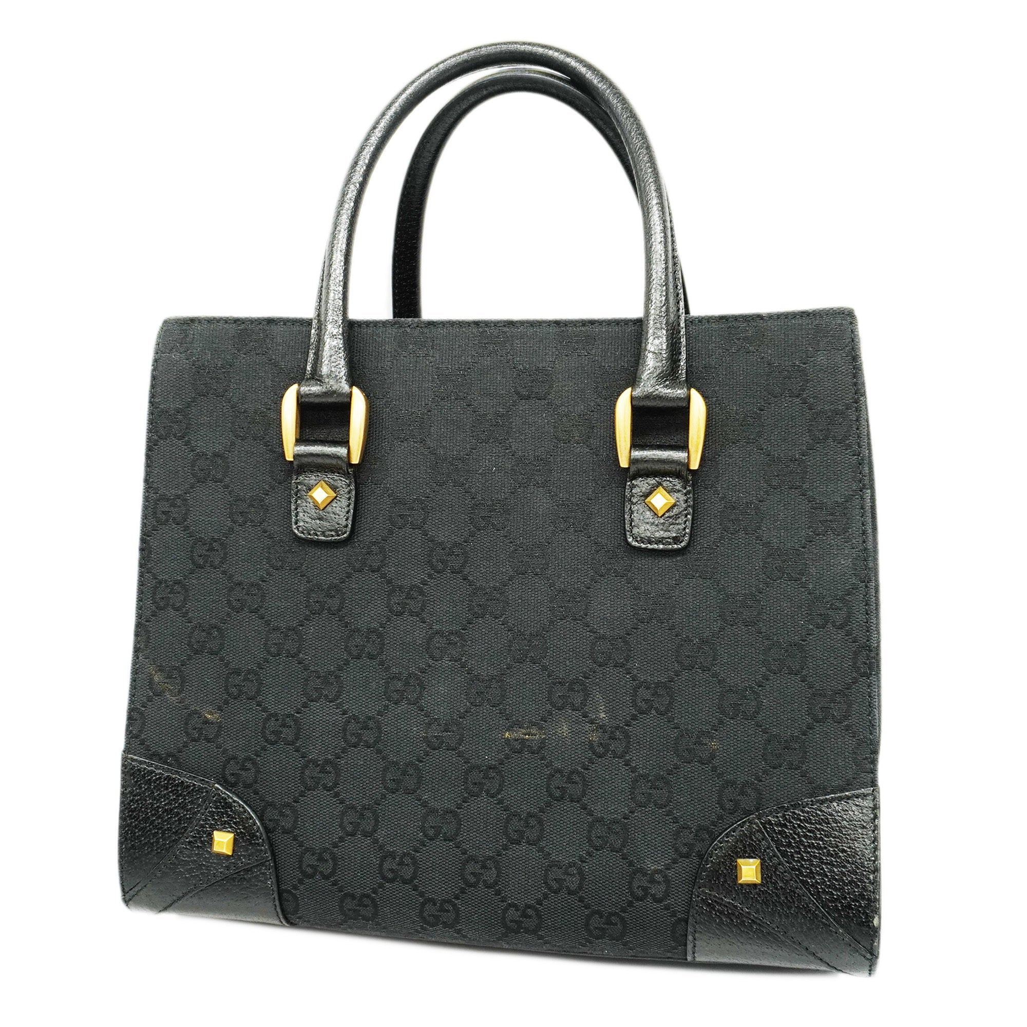 GUCCI  GG Canvas Handbag 120895 Women's Black
