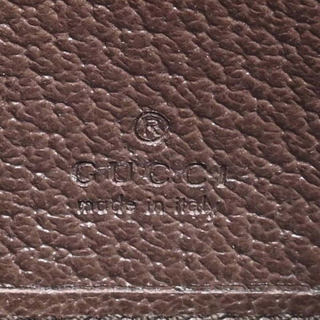 GUCCI Ophidia GG Supreme Sherry Continental Long Wallet 523153 Beige Brown Women's