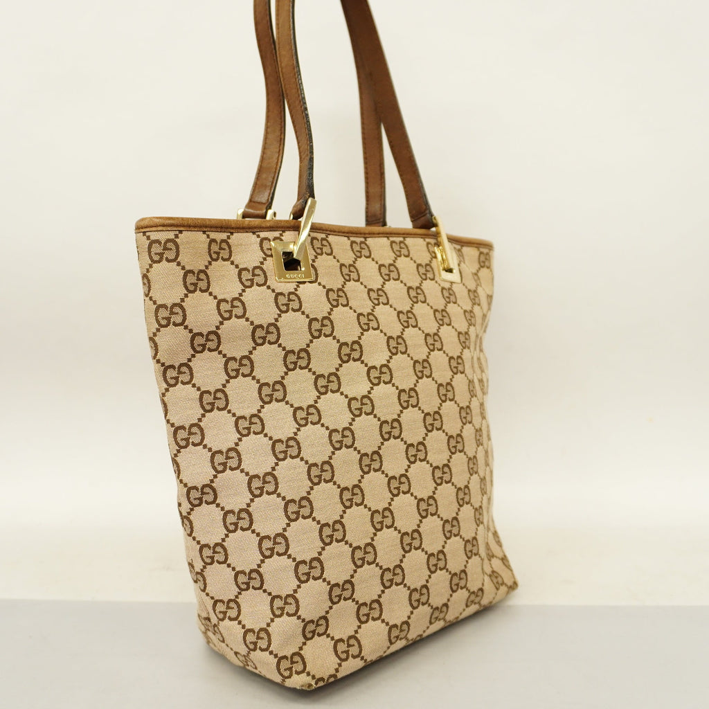 GUCCI  GG Canvas Handbag 002 1099 Women's Leather Handbag Beige,Brown