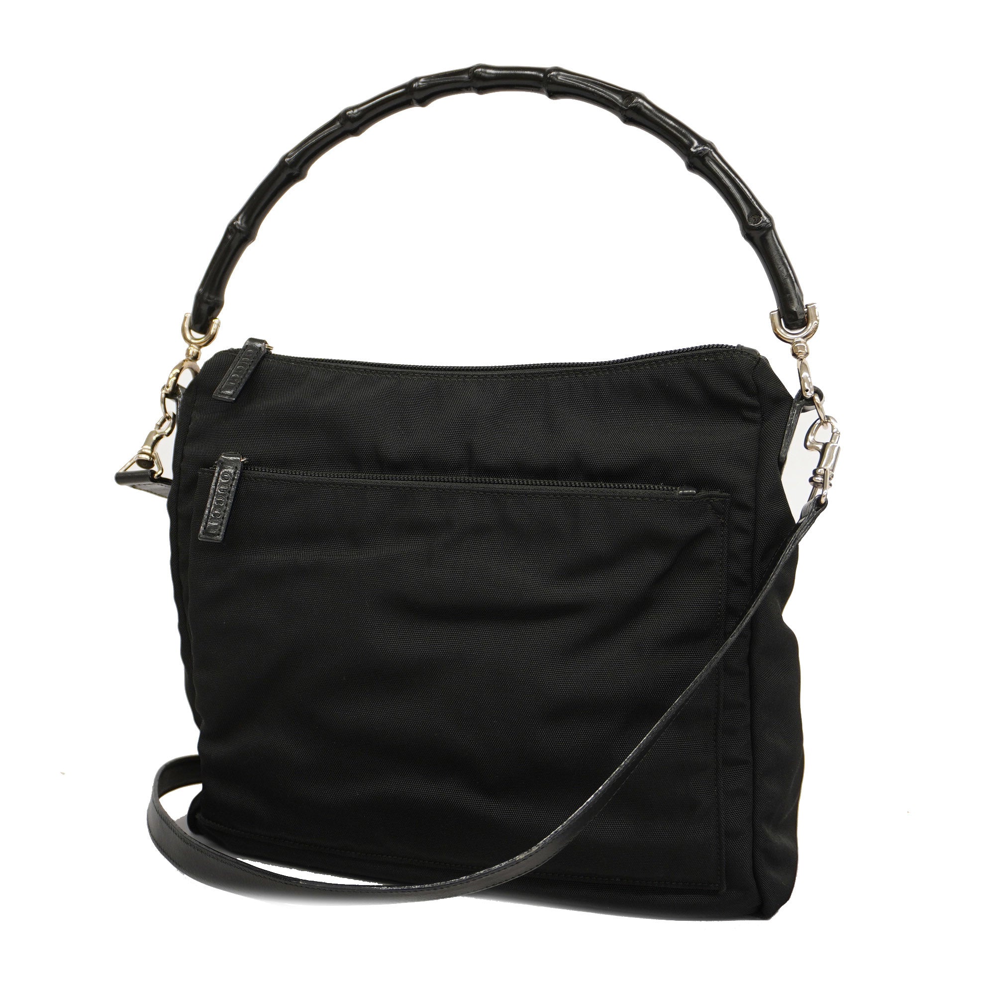 Gucci  Bamboo 2way Bag 000 2058 0509 5 Women's Nylon Handbag,Shoulder Bag