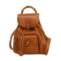 Gucci  Bamboo Rucksack 003 1705 0030 Women's Leather Backpack Brown