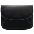 GUCCI 95971 1502 Women's Leather Coin Purse/coin Case Black