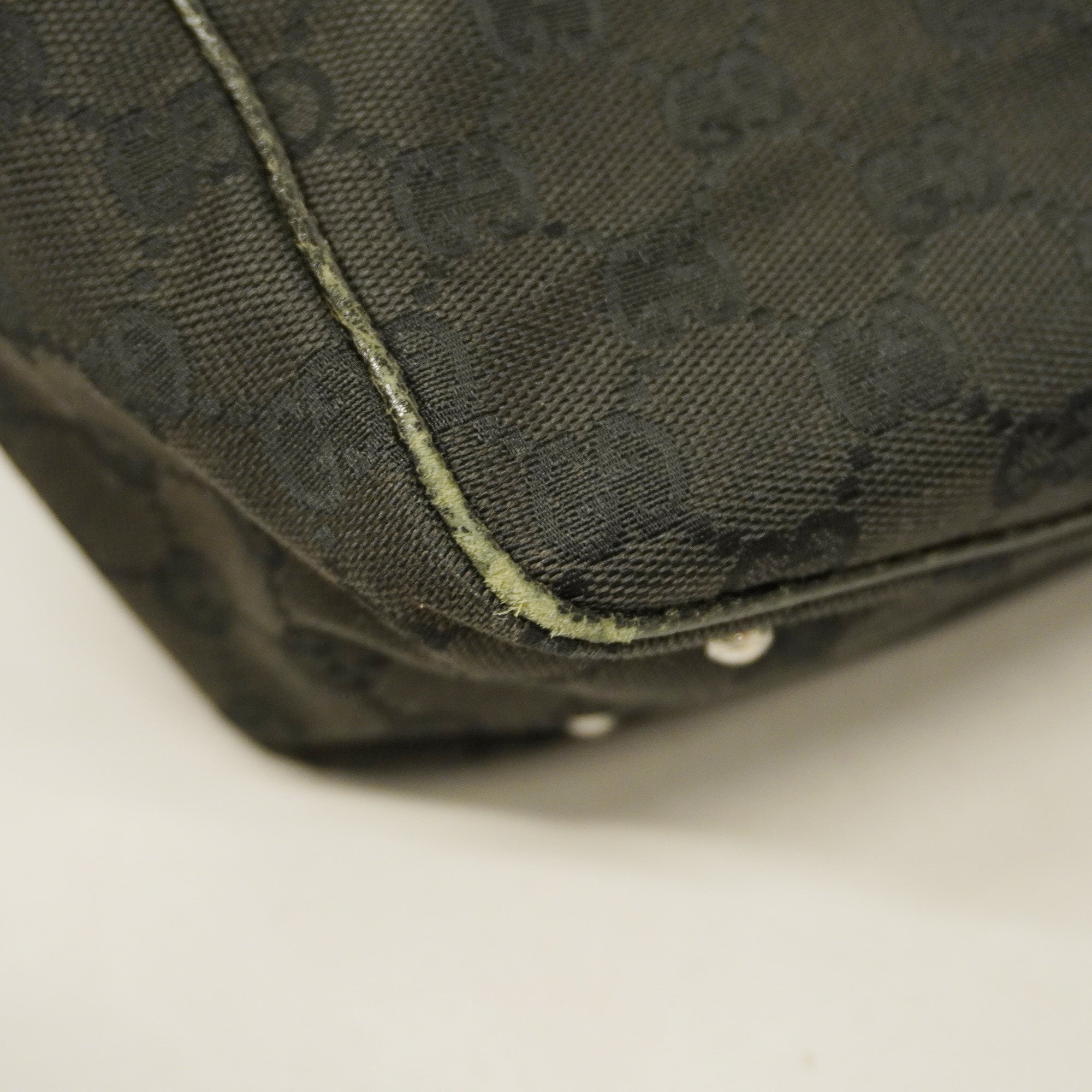 GUCCI  GG Canvas Tote Bag 113019 Women's Tote Bag Black