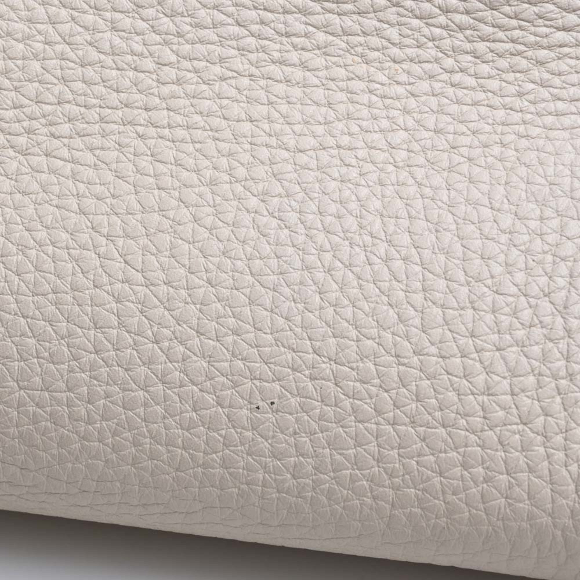 FENDI Selleria Leather Ray Handbag 8BL137 Beige Ladies