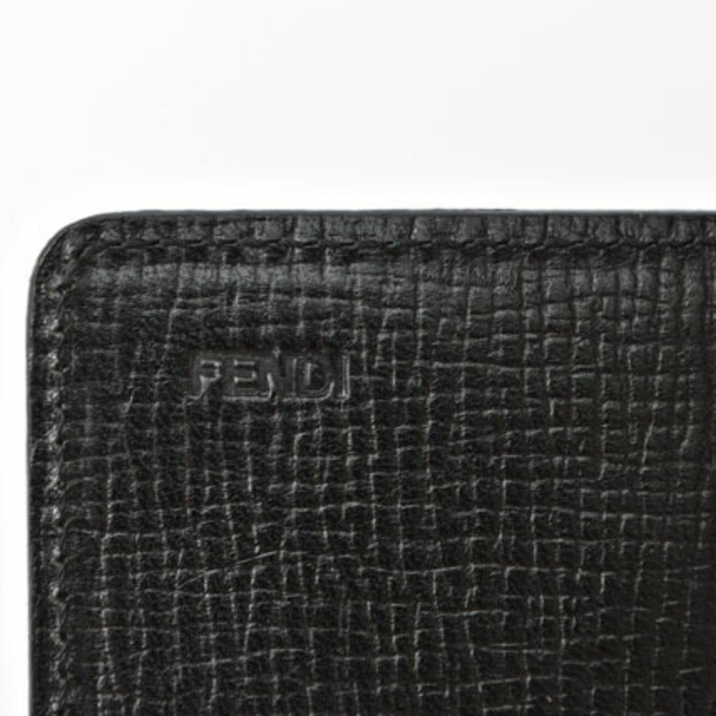 FENDI card case coin  coated canvas FF Zucca black
