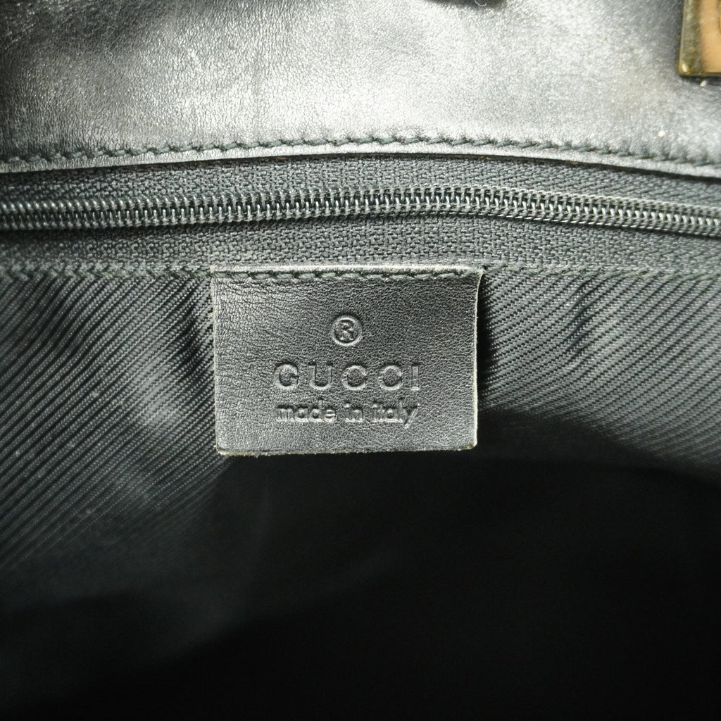 GUCCI  GG Canvas 002 1098 Women's Tote Bag Black