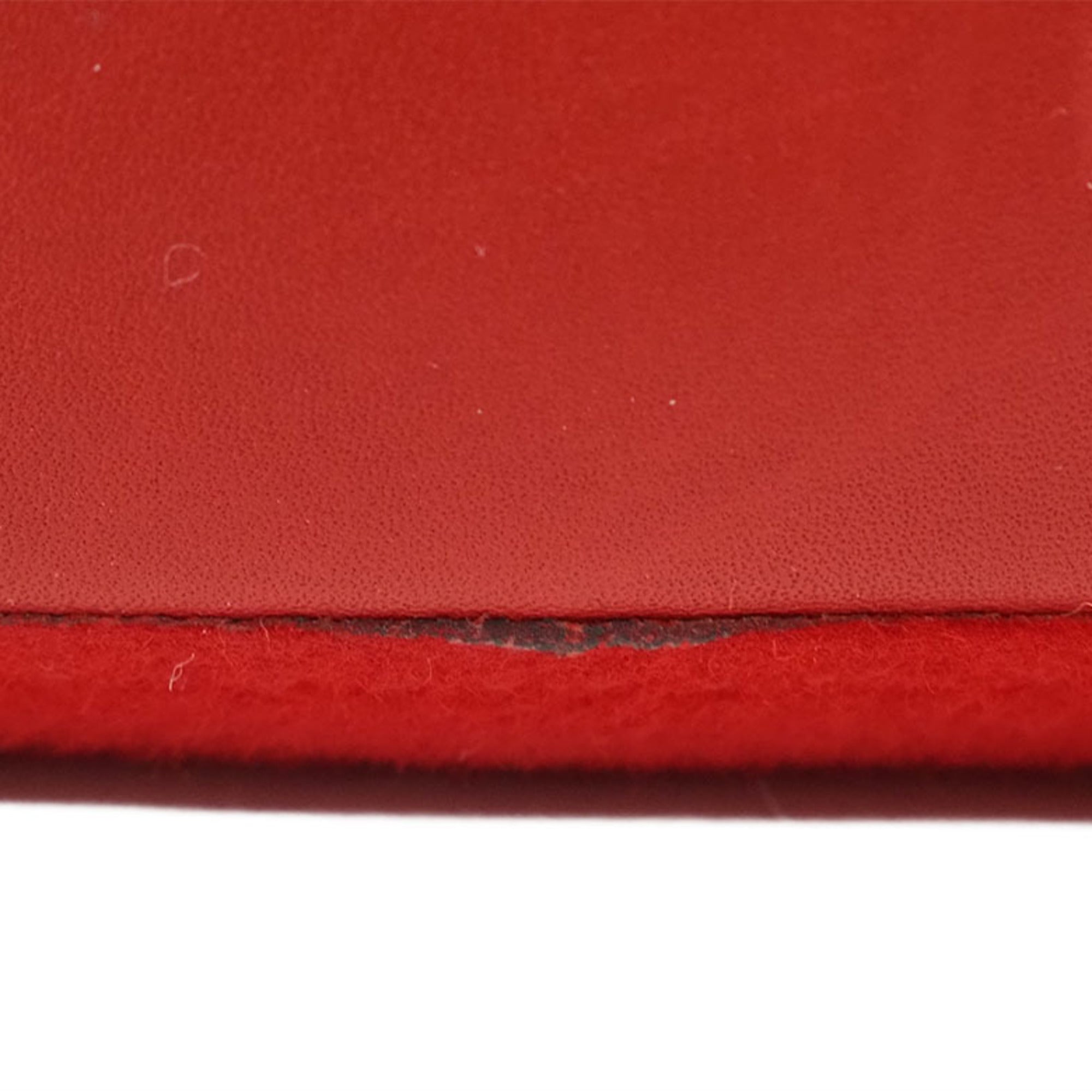 GUCCI Bamboo Handbag 002/1061 Red Ladies