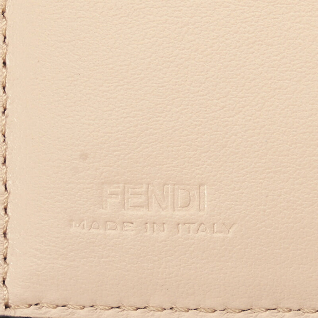FENDI bifold wallet 8M0447 pink leather ladies