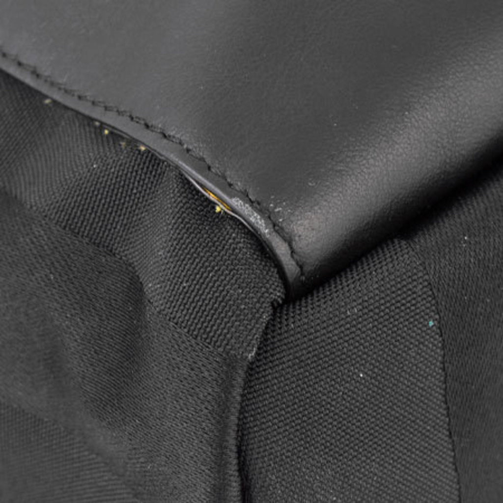 Fendi Pecan Backpack Nylon Leather Black 7VZ053
